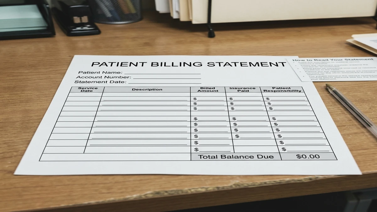 Services de facturation patient detail view